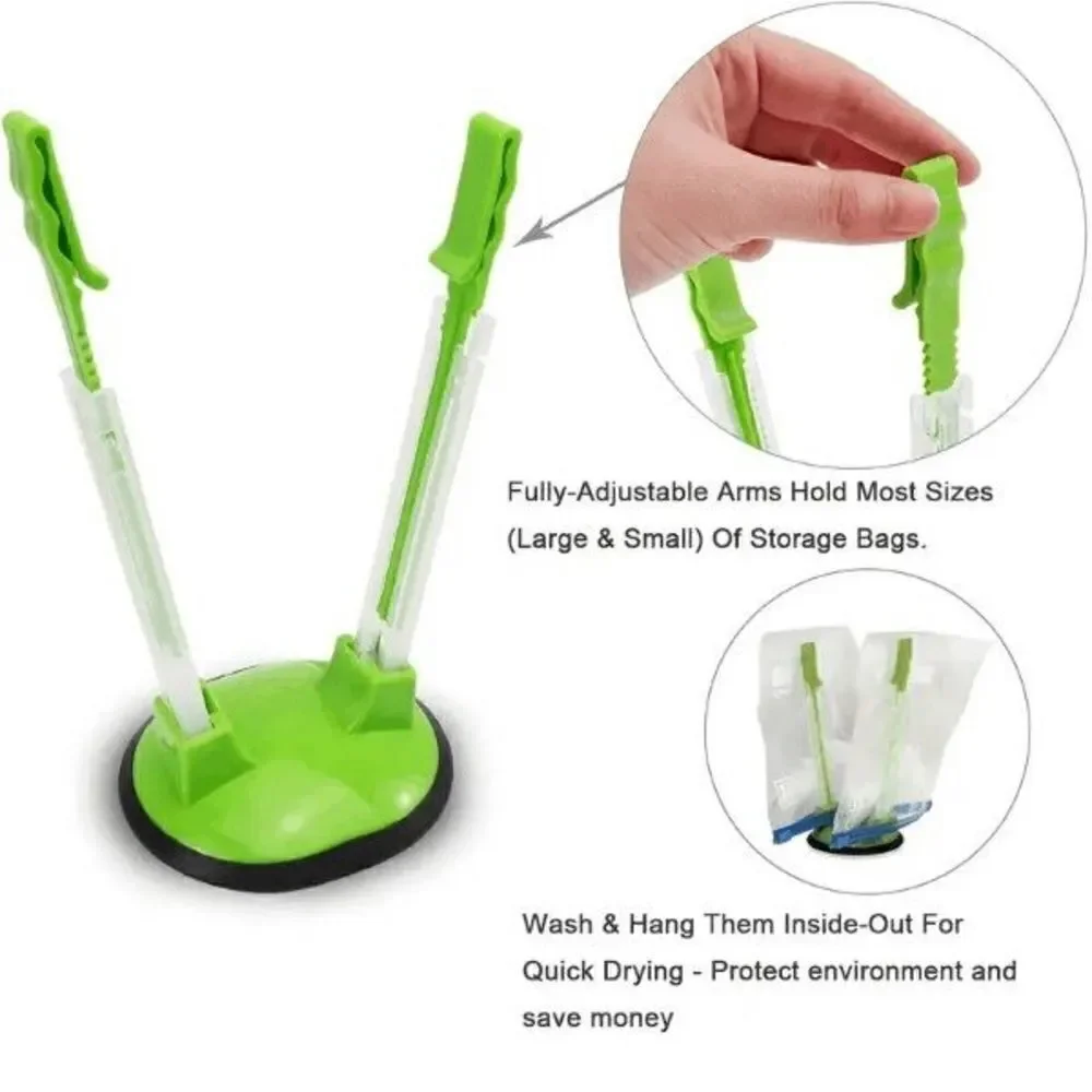 Hands Free Plastic Bag Rack Holder